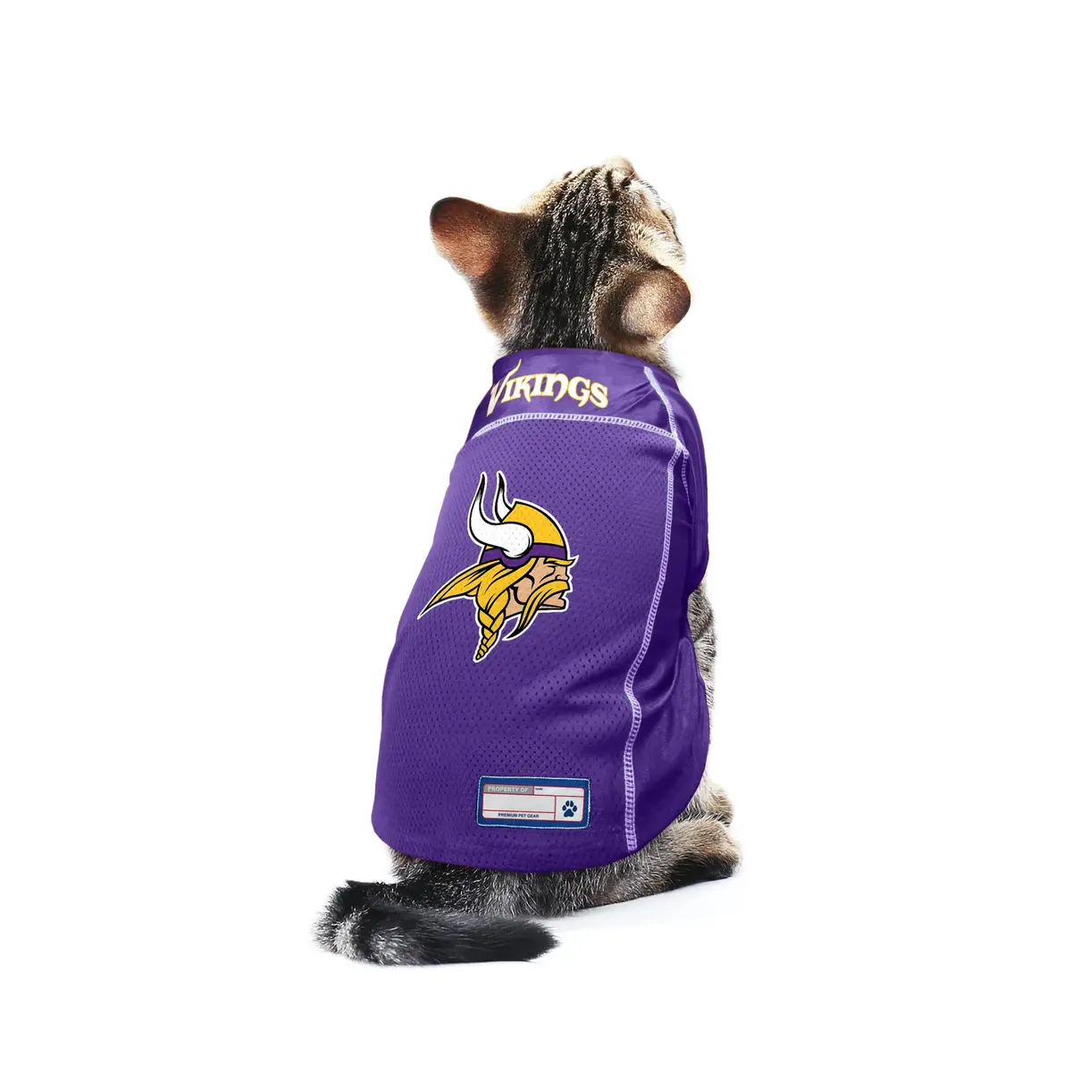 Littlearth NFL Minnesota Vikings Basic Pet Jersey, Team Color, X-Small | Officially Licensed NFL Fan Gear for Dogs - view 3