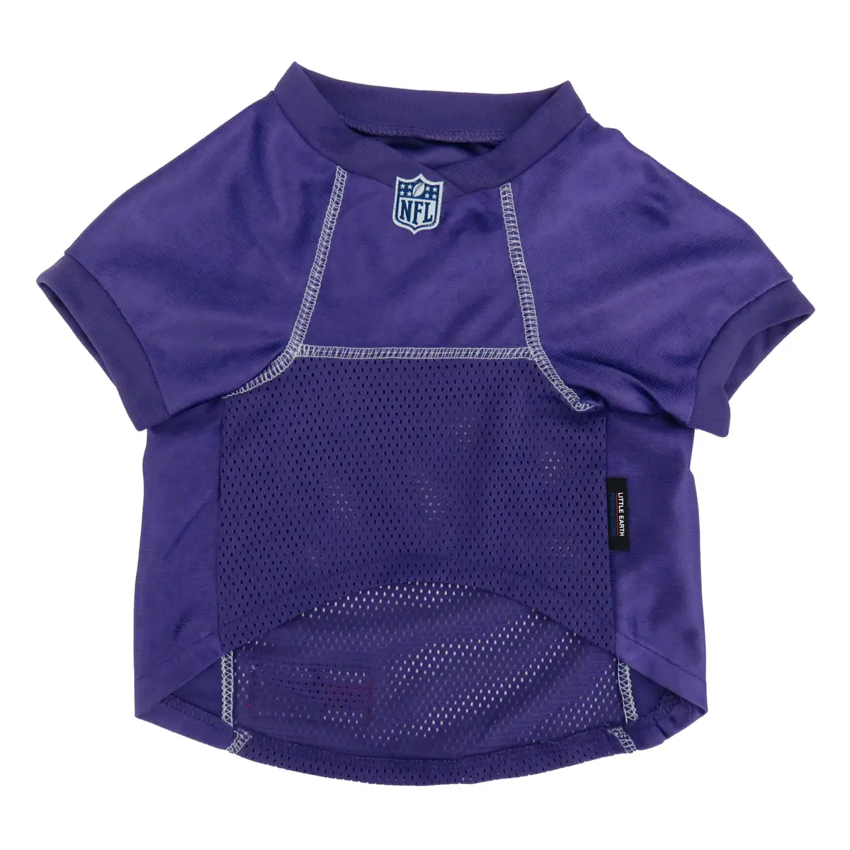 Littlearth NFL Minnesota Vikings Basic Pet Jersey, Team Color, X-Small | Officially Licensed NFL Fan Gear for Dogs - view 4