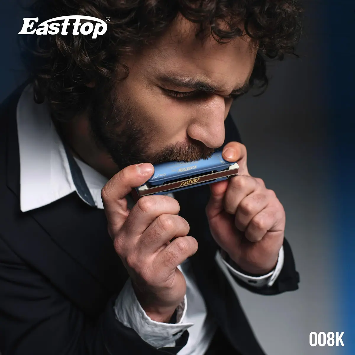 East top Diatonic Harmonica Key of F# 10 Holes | Rich Sound & Portable for Beginners & Pros - view 7