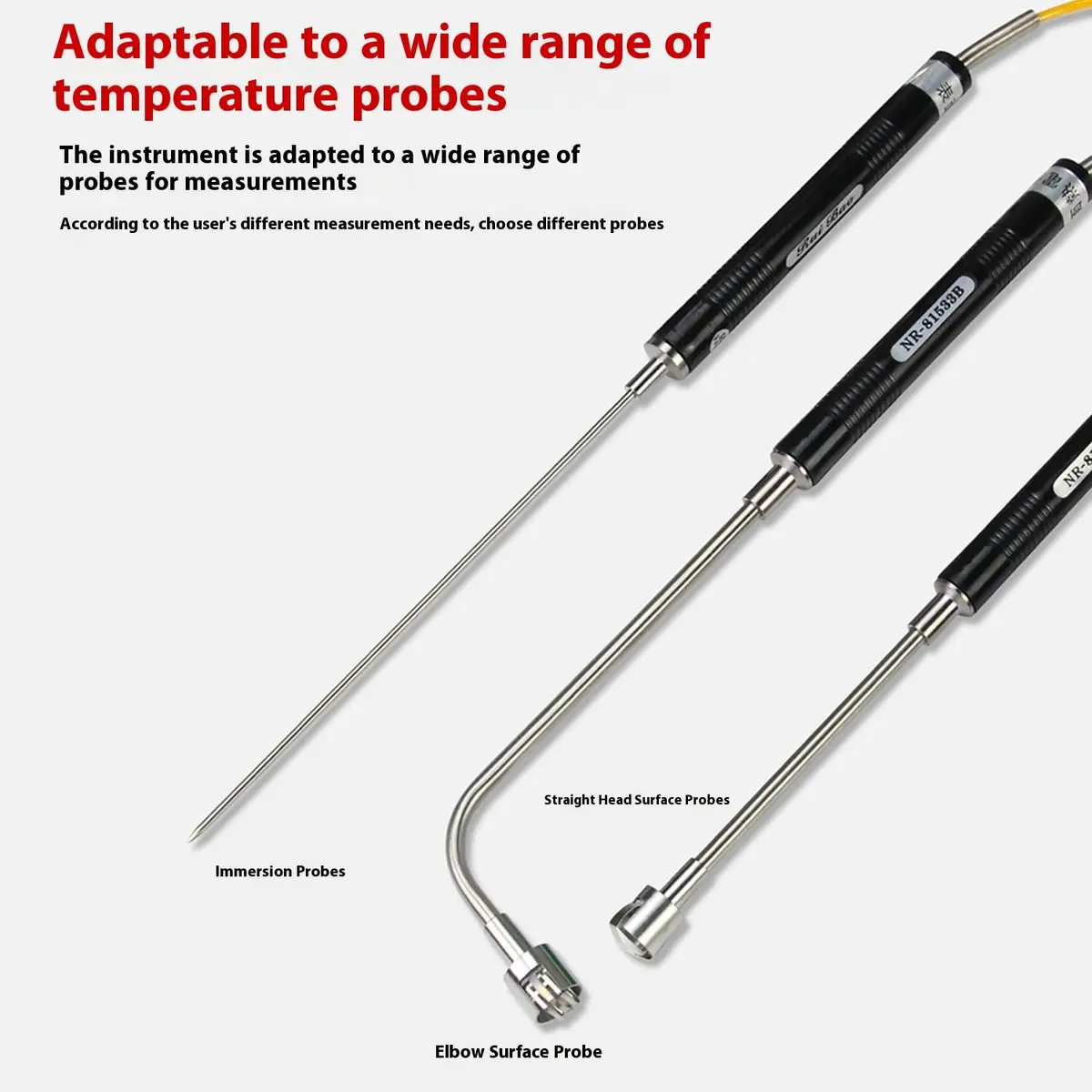 URBEST Surface Thermocouple -50 to 500°C | Handheld K Type Probe for Surface Temp Measurement - view 3