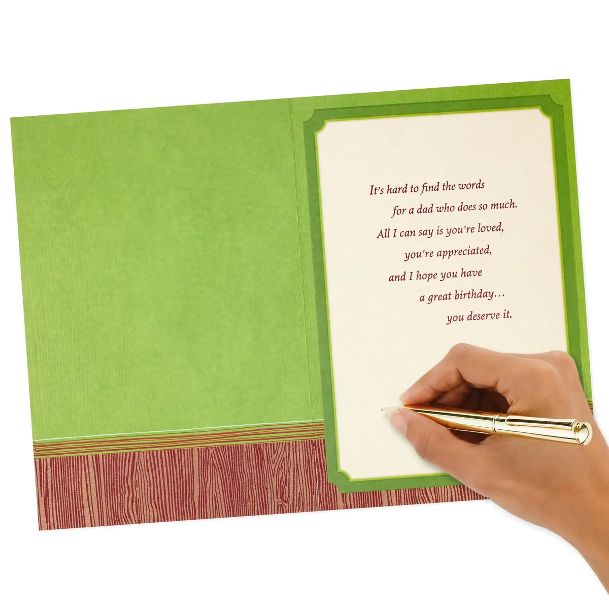 Hallmark Birthday Card for Dad (Loved and Appreciated) | Heartfelt Greeting for Father's Day & Birthdays - view 5