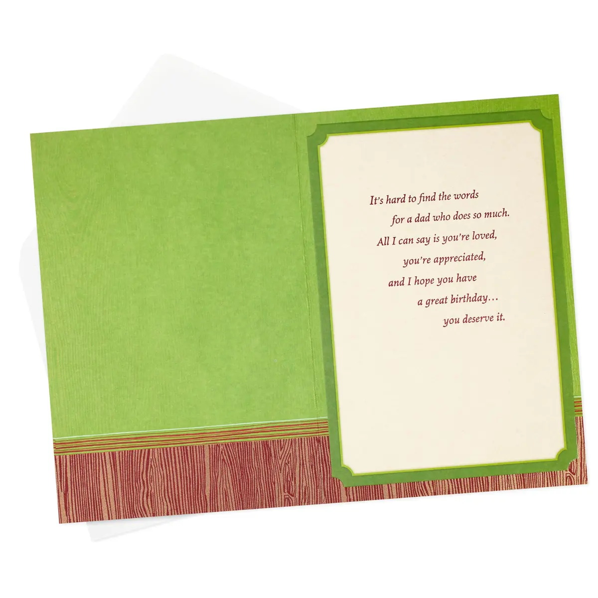 Hallmark Birthday Card for Dad (Loved and Appreciated) | Heartfelt Greeting for Father's Day & Birthdays - view 2