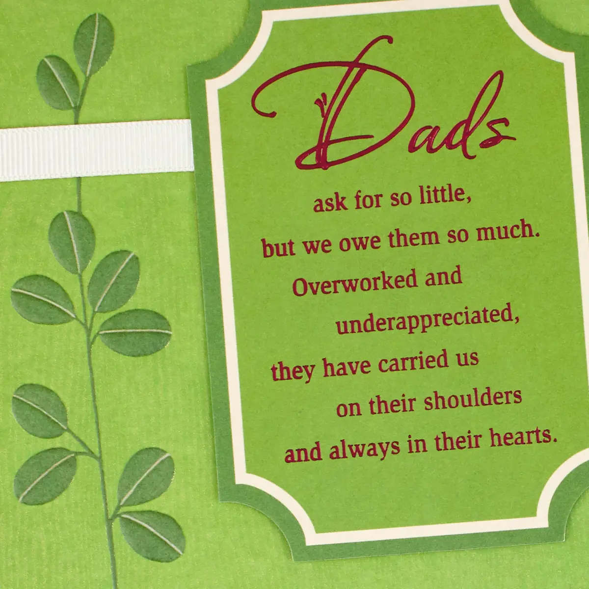 Hallmark Birthday Card for Dad (Loved and Appreciated) | Heartfelt Greeting for Father's Day & Birthdays - view 4