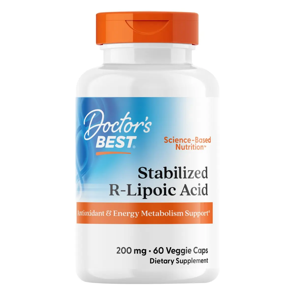Doctor's Best Alpha Lipoic Acid Supplement 600mg | Antioxidant Support, Vegan, Non-GMO - main product image