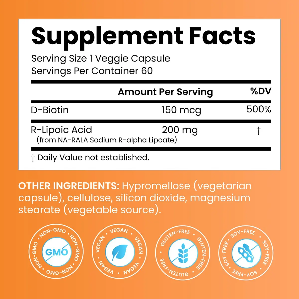 Doctor's Best Alpha Lipoic Acid Supplement 600mg | Antioxidant Support, Vegan, Non-GMO - view 2