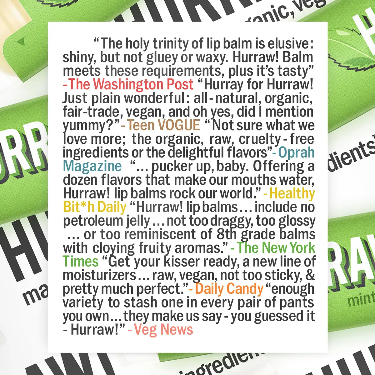 Hurraw! Mint Lip Balm 2 Pack | Organic, Vegan, Cruelty-Free, Made in USA - view 9