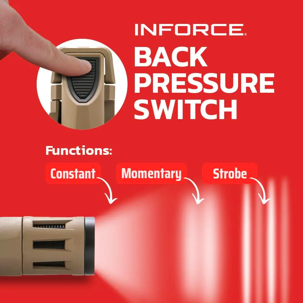 Inforce WMLx 800 Lumens Gen 2 Weaponlight White Light | High-Intensity, Lightweight, US-assembled - view 6