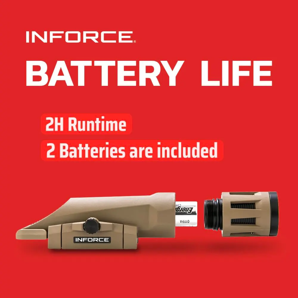 Inforce WMLx 800 Lumens Gen 2 Weaponlight White Light | High-Intensity, Lightweight, US-assembled - view 2