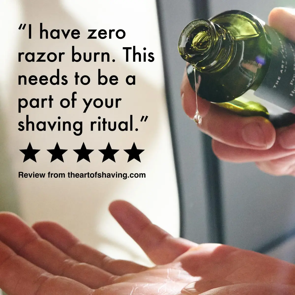 The Art of Shaving Unscented Pre-Shave Oil For Men – Clinically Tested For Sensitive Skin – Improves Razor Glide For a Close, Comfortable Shave – 240ml (8.1 Fl Oz) - view 5