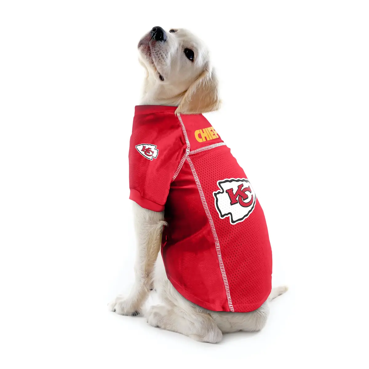 Littlearth NFL Kansas City Chiefs Basic Pet Jersey, Small | Team Color, Comfortable Polyester - view 2