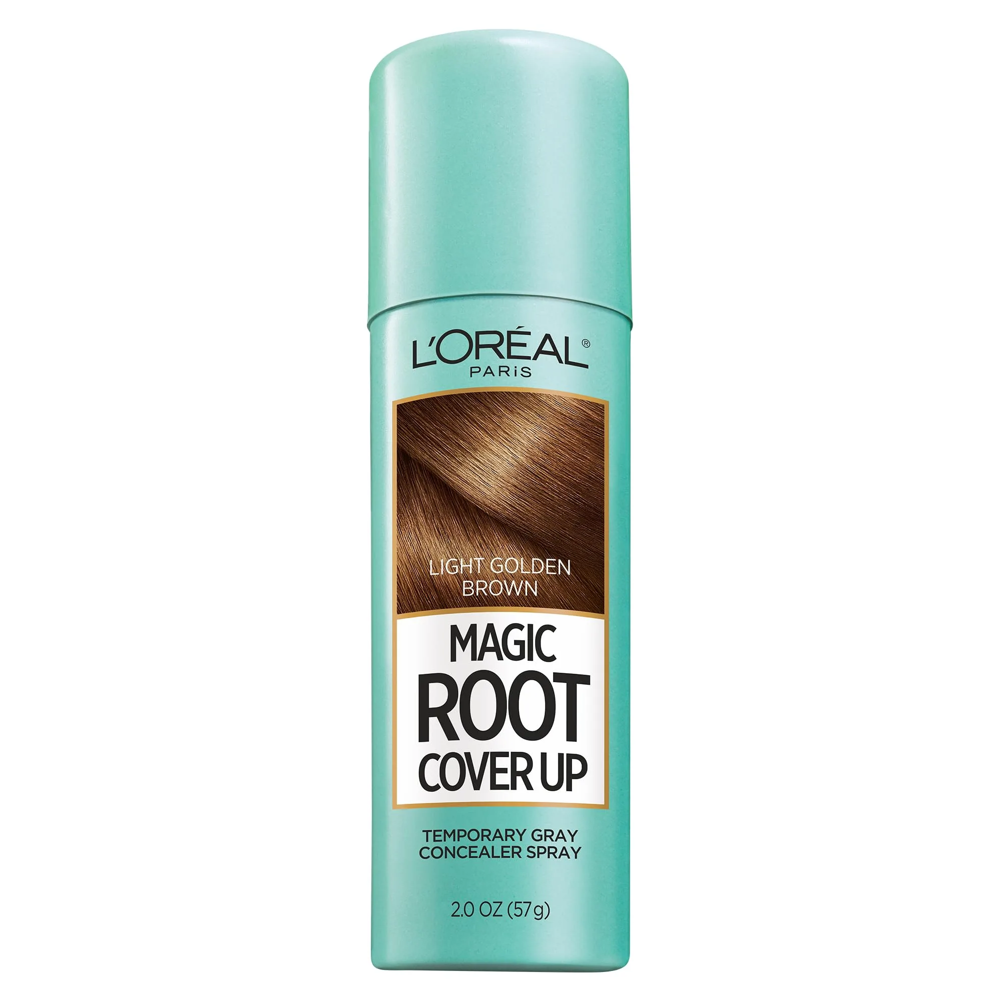 L'Oreal Paris Magic Root Cover Up Gray Hair Spray Light Golden Brown | Temporary Root Touch Up - main product image