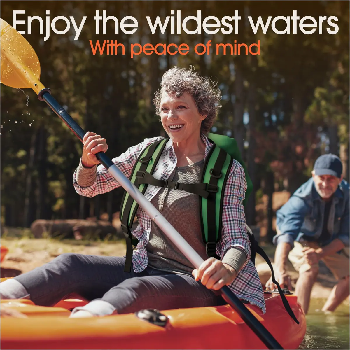 Earth Pak 40L Waterproof Dry Bag Backpack | Marine Roll Top Dry Sack for Kayaking - view 7