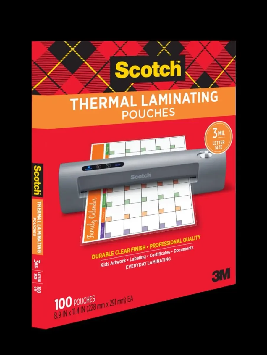 Scotch Thermal Laminating Pouches Variety Pack | Letter Size (21.6x27.9cm) & 4x6in (10x15cm) | Transparent, Photo-Safe Finish - view 9