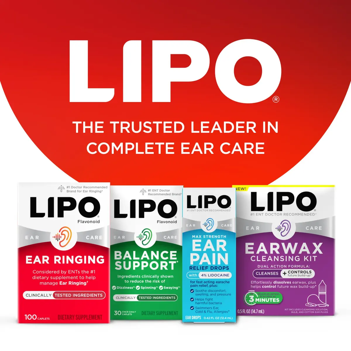 LIPO-Flavonoid Lemon Bioflavonoid Complex 500 Caplets | Supports Inner Ear Health & Circulation - view 8