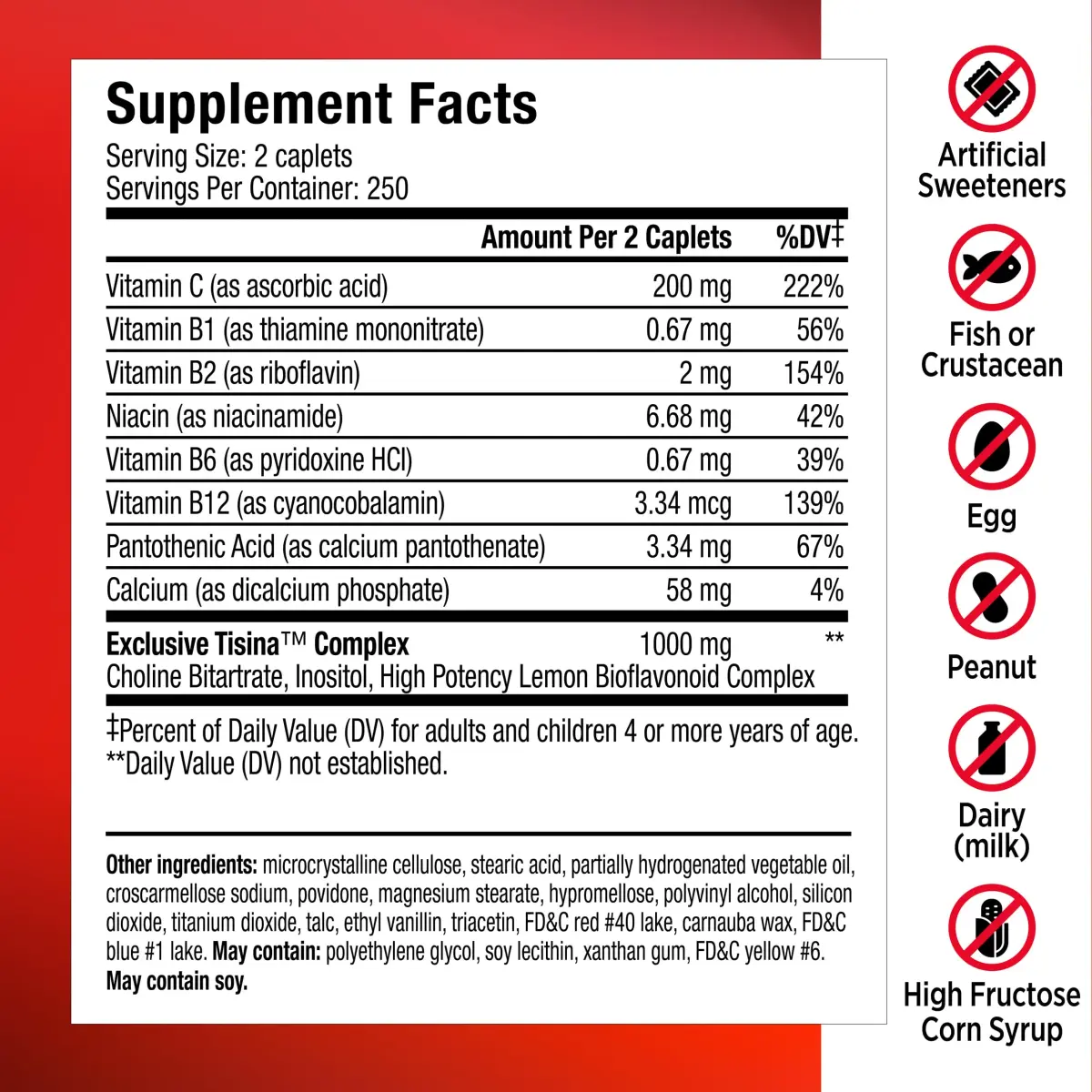 LIPO-Flavonoid Lemon Bioflavonoid Complex 500 Caplets | Supports Inner Ear Health & Circulation - view 9