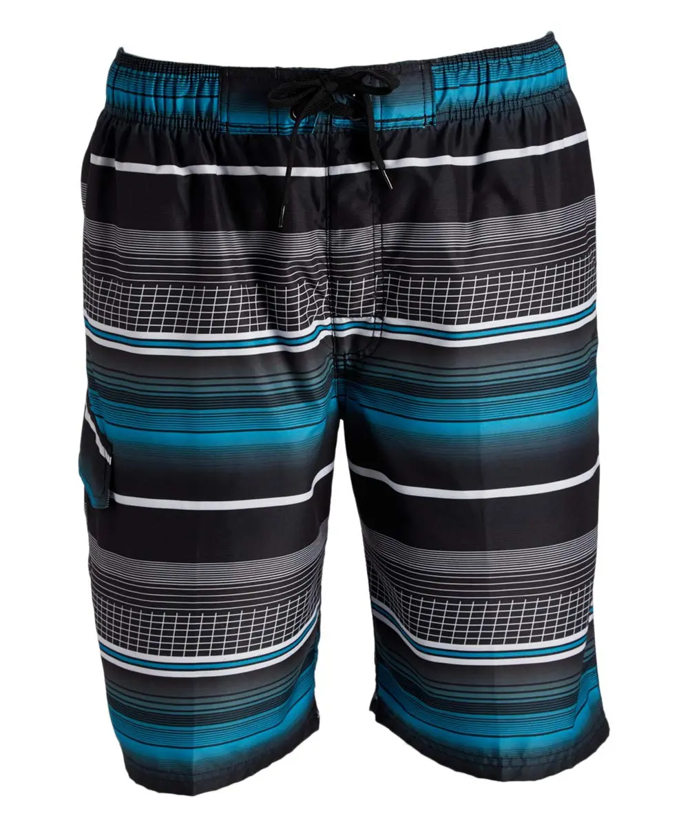 Kanu Surf Mens Mirage Swim Trunks 9 Inch UPF 50+ Microfiber Black Large - main product image