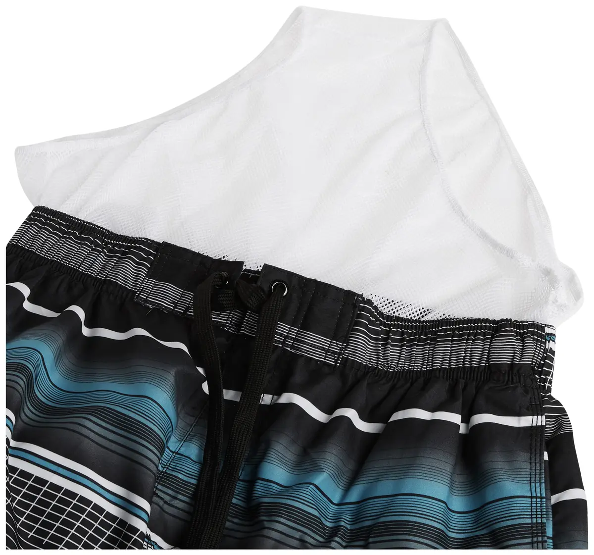 Kanu Surf Mens Mirage Swim Trunks 9 Inch UPF 50+ Microfiber Black Large - view 6