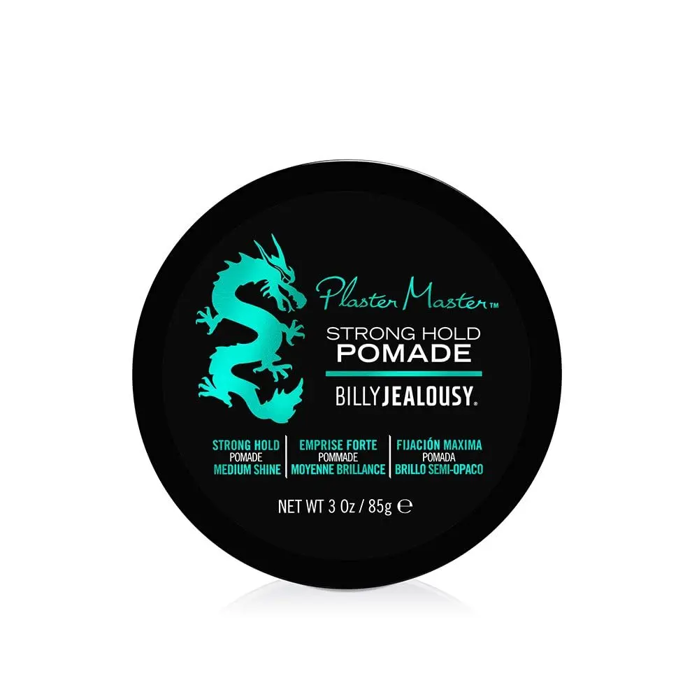 Billy Jealousy Plaster Master Water-Soluble Hair Pomade, 3 Oz | Strong Hold & Medium Shine for Men - main product image