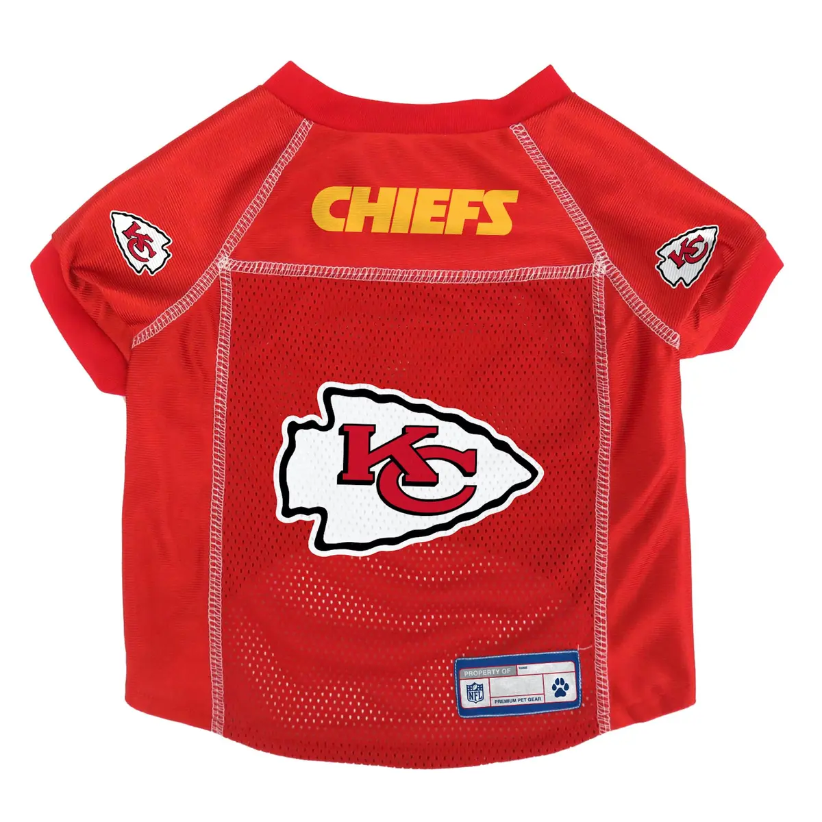 Littlearth NFL Kansas City Chiefs Pet Jersey X-Large | Team Color, Unisex-Adult - main product image