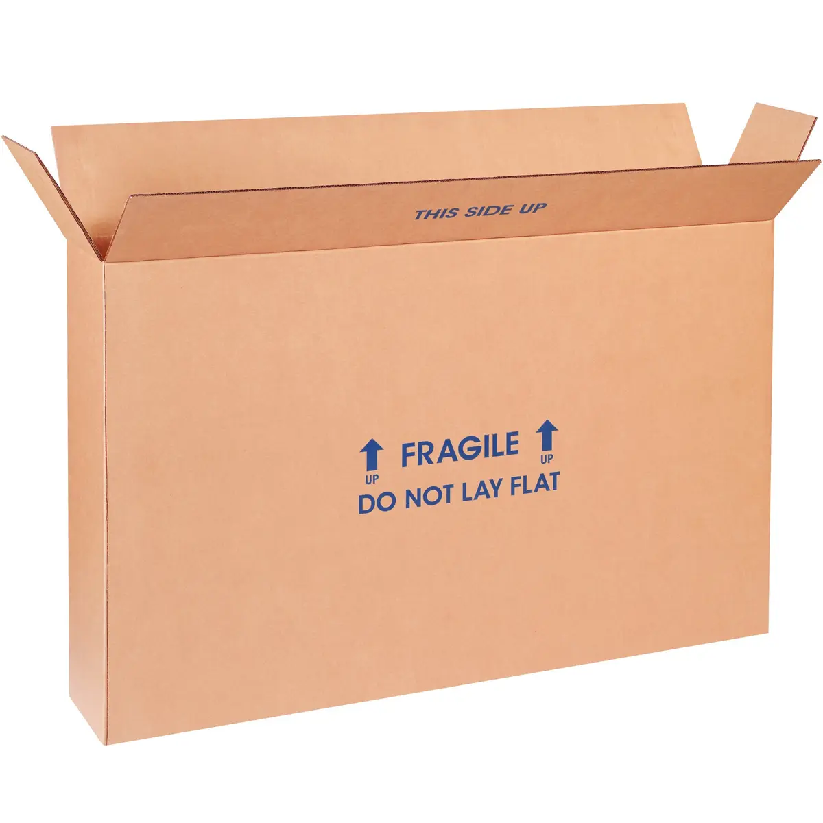 Tape Logic TL22616FPFOL FOL Flat Panel TV Boxes 22"L x 6"W x 16"H Kraft Pack of 5 | Heavy-duty Corrugated Shipping Solution - main product image
