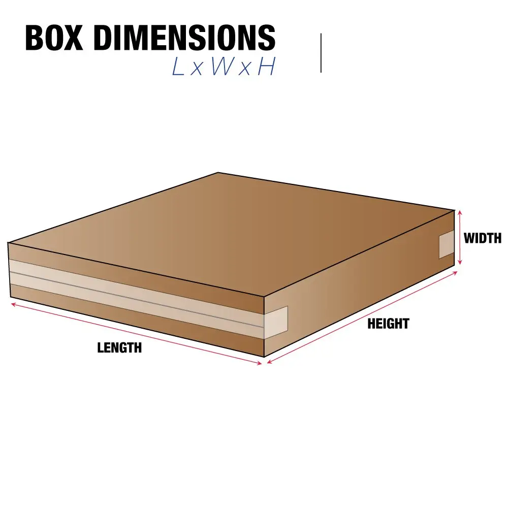 Tape Logic TL22616FPFOL FOL Flat Panel TV Boxes 22"L x 6"W x 16"H Kraft Pack of 5 | Heavy-duty Corrugated Shipping Solution - view 2