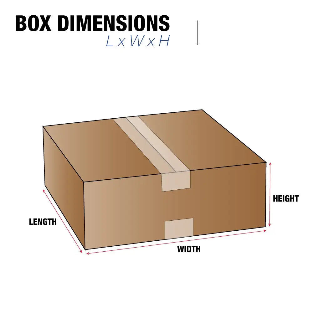 Tape Logic 17 x 17 x 4 Corrugated Cardboard Boxes | Flat 17"L x 17"W x 4"H, Pack of 25 | Shipping, Packaging, Moving, Storage Box for Home or Business, Strong Wholesale Bulk Boxes - view 2