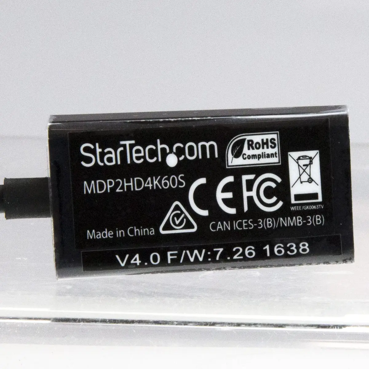 StarTech Active Mini DP to HDMI 2.0 Adapter, 4K 60Hz | Supports UHD 4K at 60Hz, Active Conversion - view 4