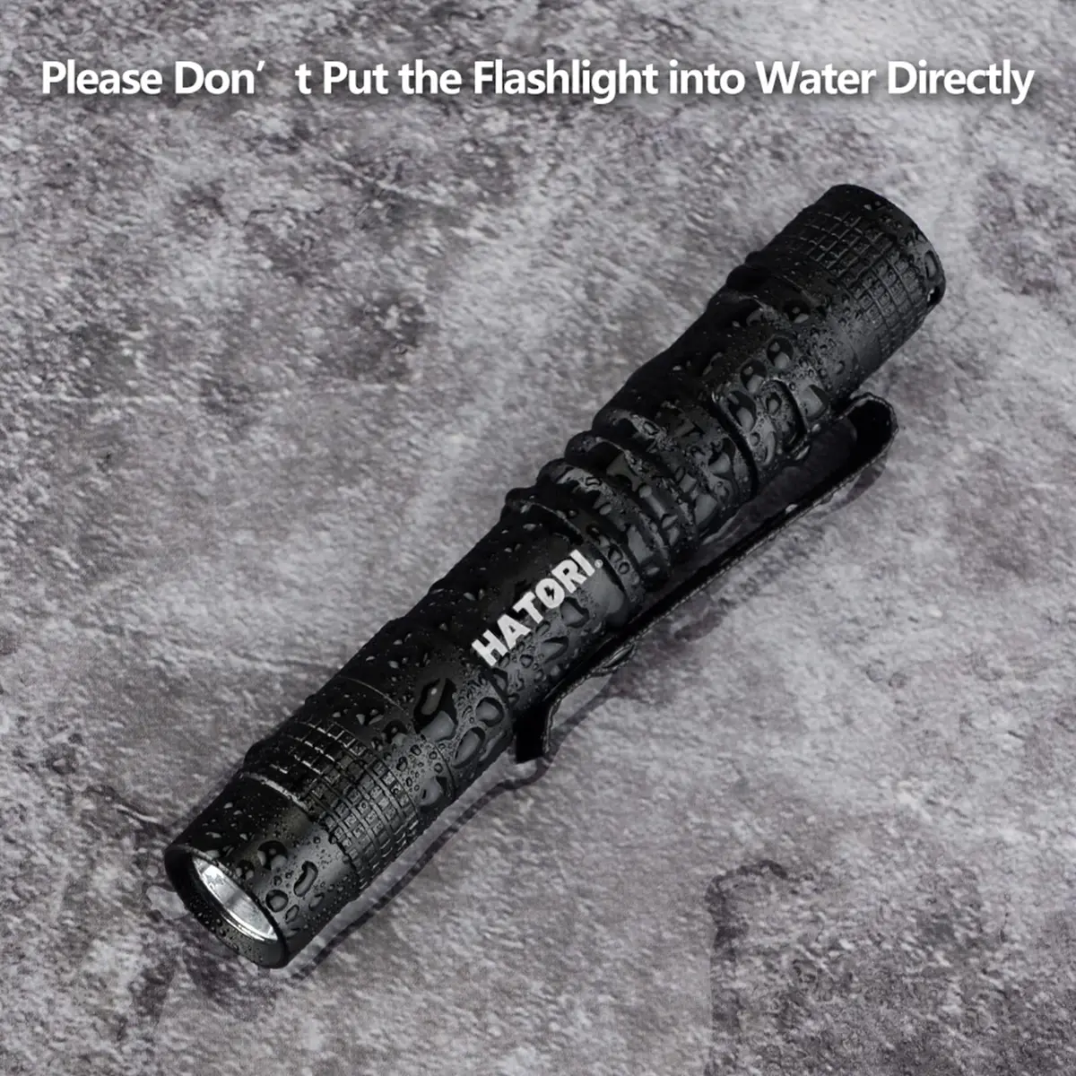 HATORI LED Mini Flashlight 3.55Inch | Bright Pocket Handheld Torch for Camping & Emergency - view 3