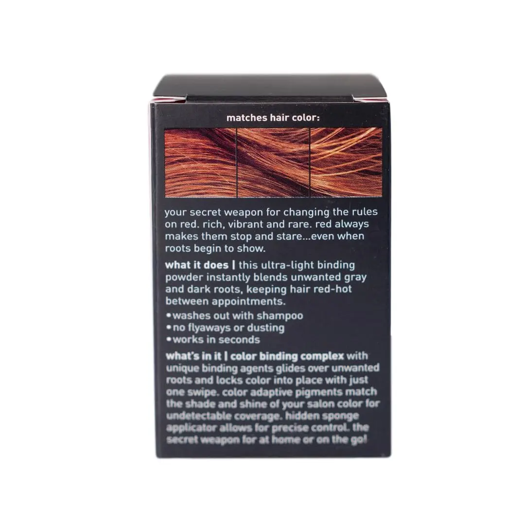 STYLE EDIT Root Touch Up Powder, Light Red | Instant Gray Concealer, Waterproof, No Residue (0.13 oz) - view 8