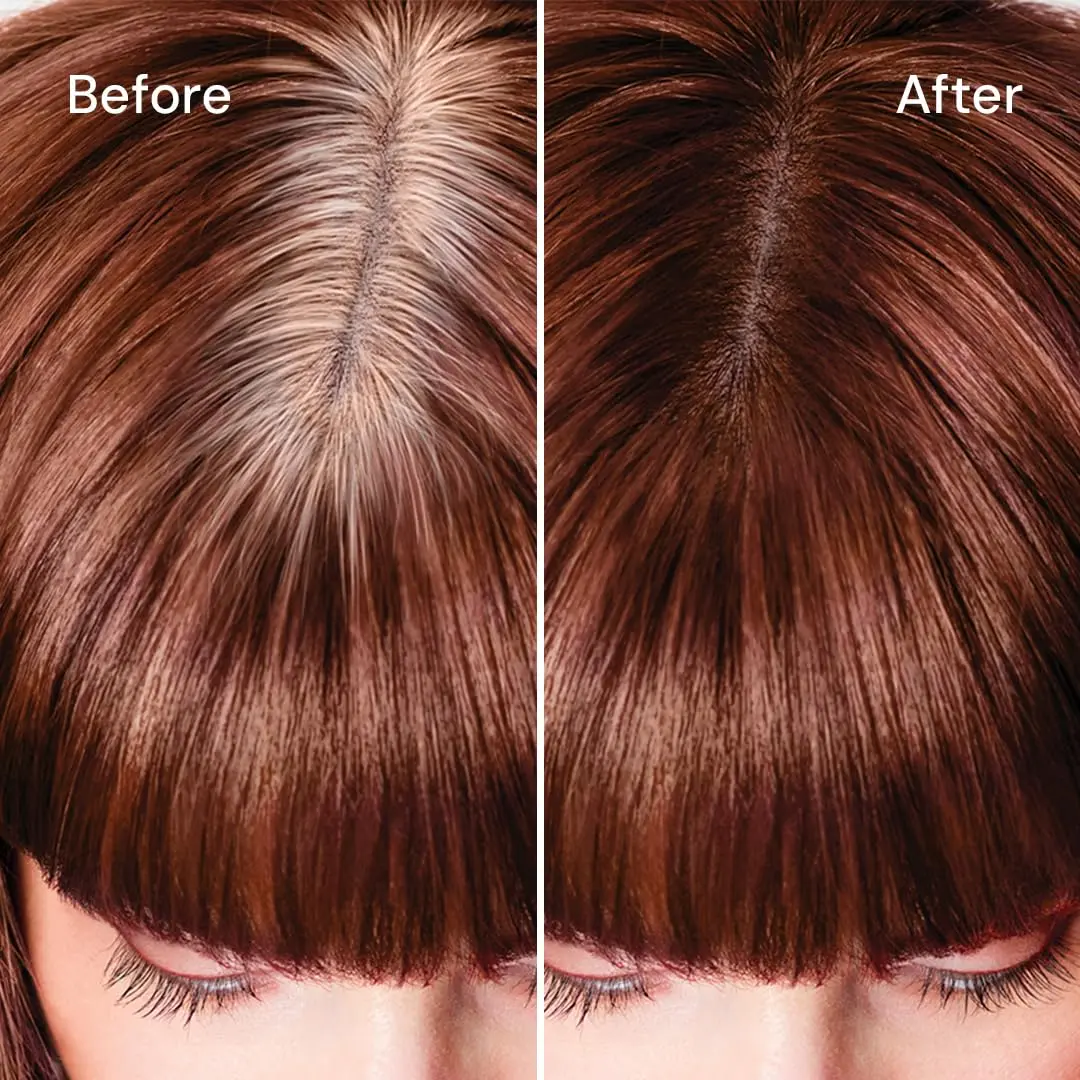 STYLE EDIT Root Touch Up Powder, Light Red | Instant Gray Concealer, Waterproof, No Residue (0.13 oz) - view 4