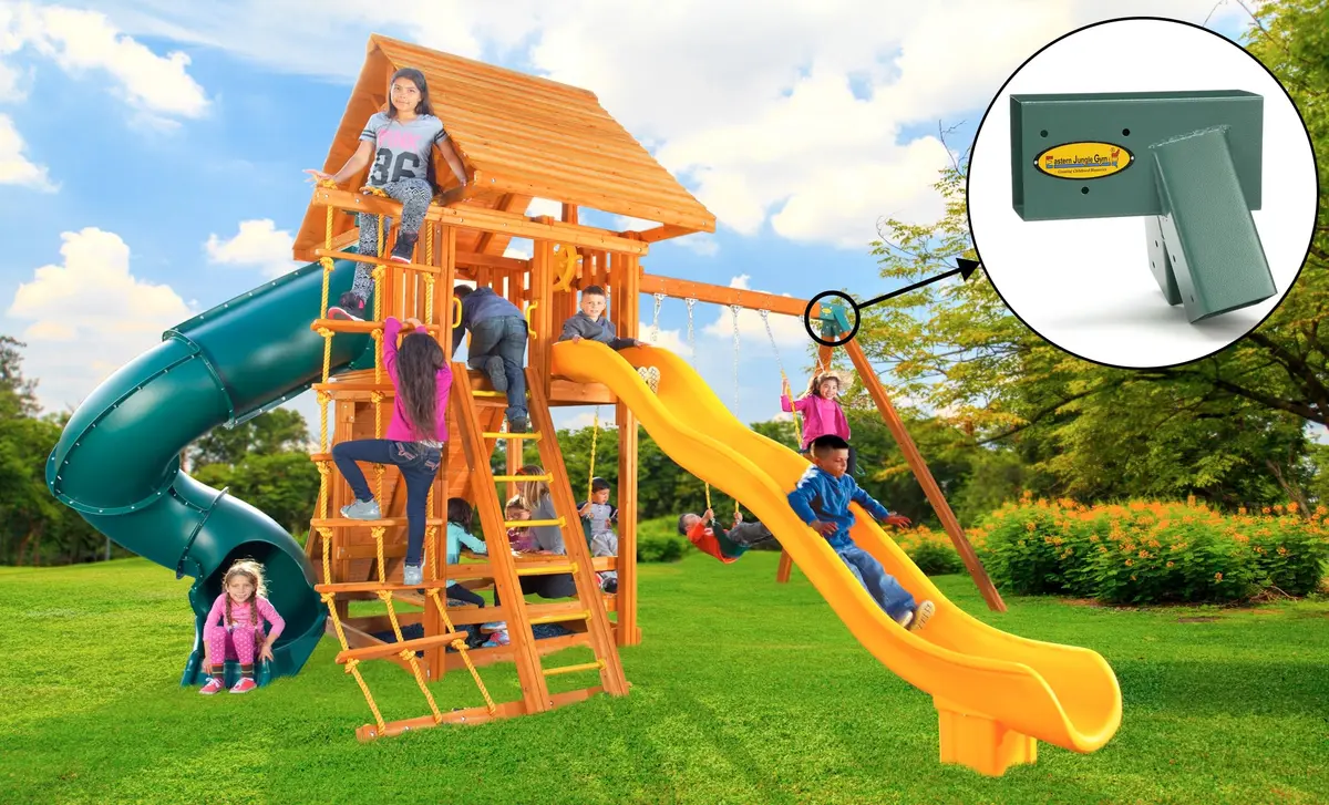 Eastern Jungle Gym Easy 1-2-3 A-Frame 2 Brackets | Heavy Duty Steel Playground Hardware - view 5