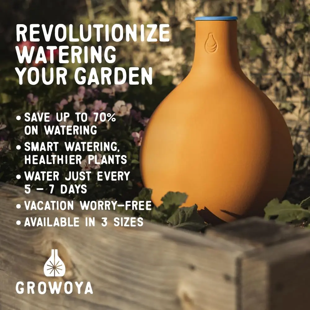Growoya Large OYA Irrigation Pot for Garden Bed, Raised Planters & Grow Bags | Eco-Friendly Watering Solution (70-120 chars) - view 3