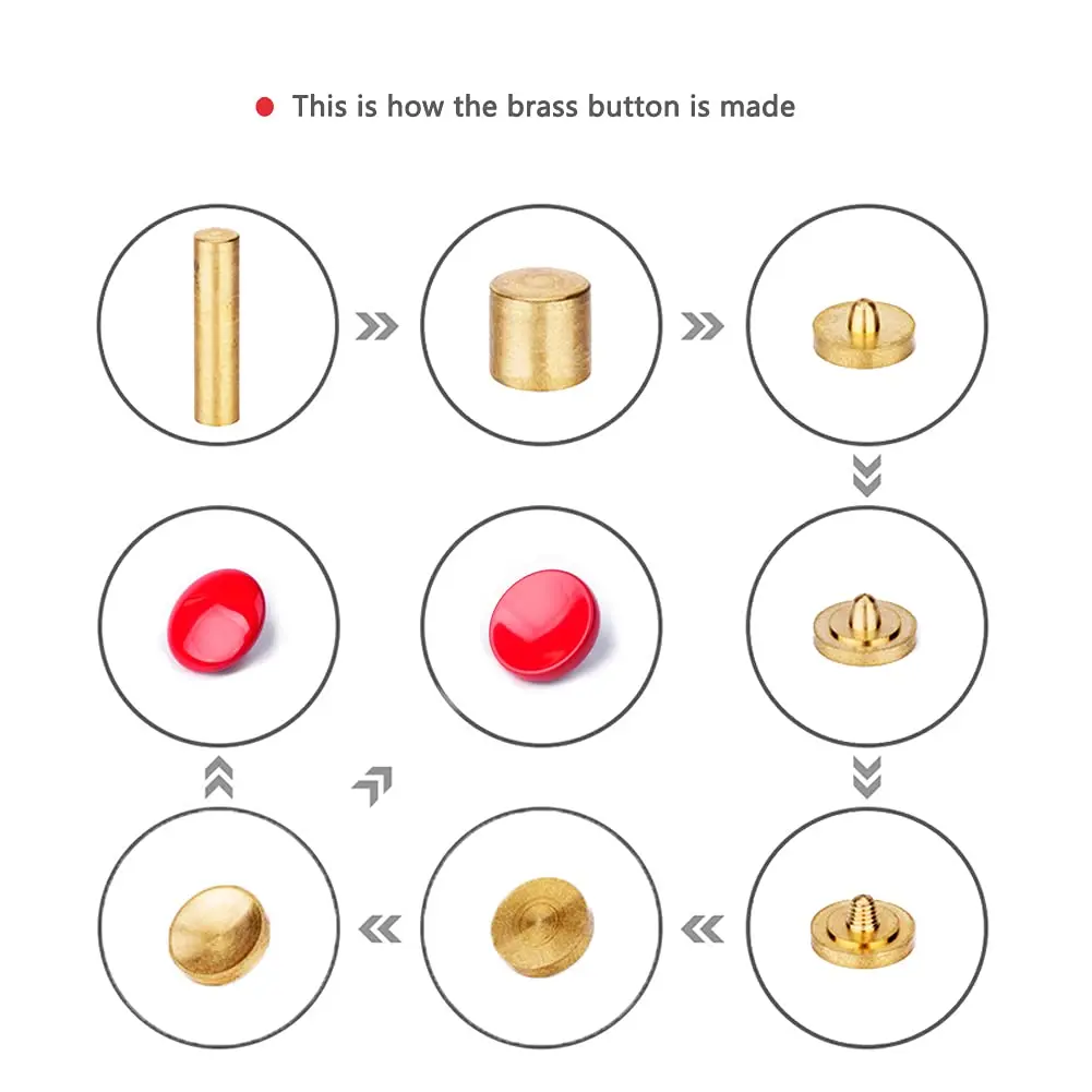 VKO Red Metal Soft Shutter Release Button | Brass Camera Accessory for Photography - view 7