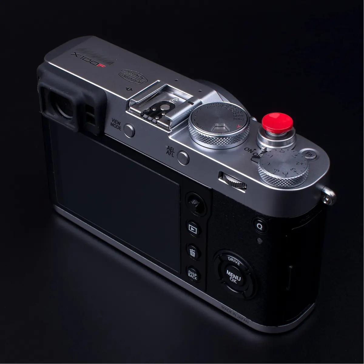 VKO Red Metal Soft Shutter Release Button | Brass Camera Accessory for Photography - view 2