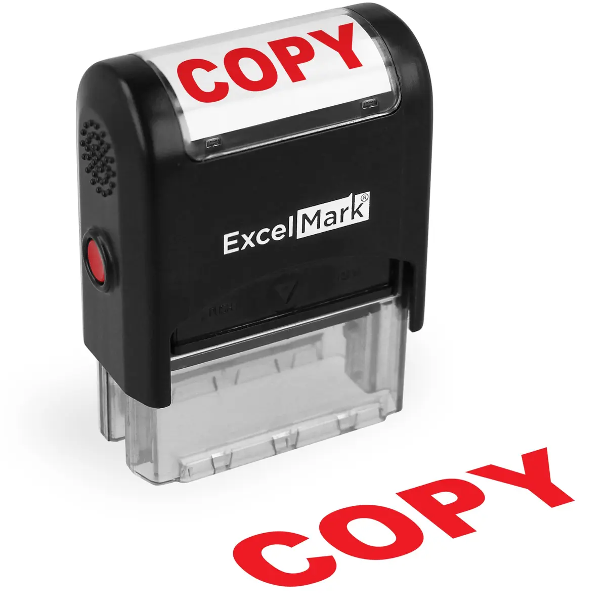 ExcelMark Copy Stamp Self-Inking Rubber Stamp 9/16 x 1-1/2 inches | Red Ink for Office Use, Ideal for Document Management - main product image