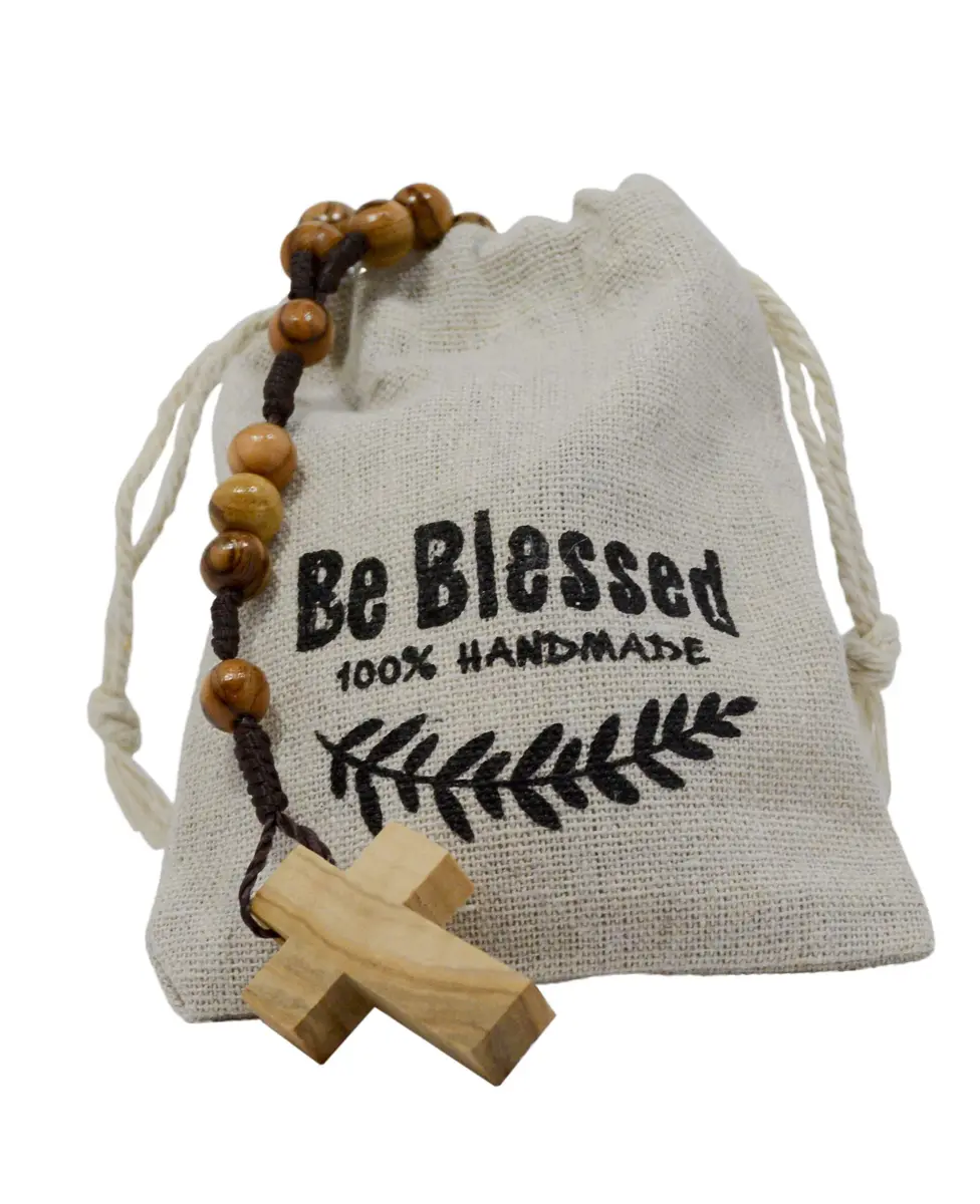 MIZZE Made for Luck Bethlehem Wooden Rosary Set | Catholic Prayer Beads for Men & Women - view 5
