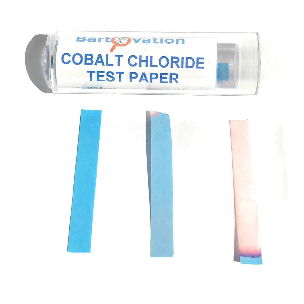 Bartovation Cobalt Chloride Test Paper Strips 100-Pack | Moisture & Humidity Detection in India - view 2