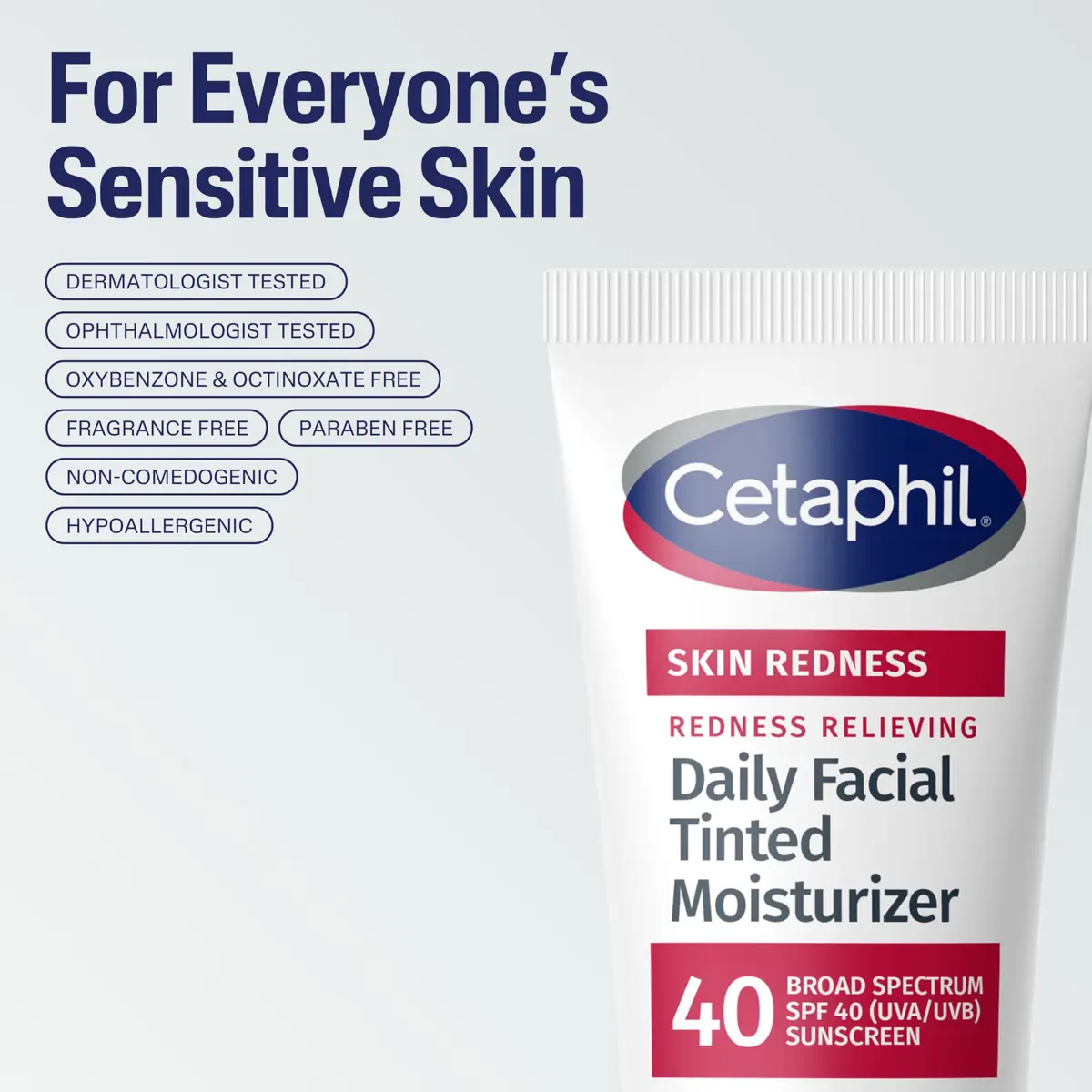 Cetaphil Redness Relieving Tinted Moisturizer SPF 40 1.7oz | Gentle, Hydrating, Broad Spectrum UV Protection - view 6