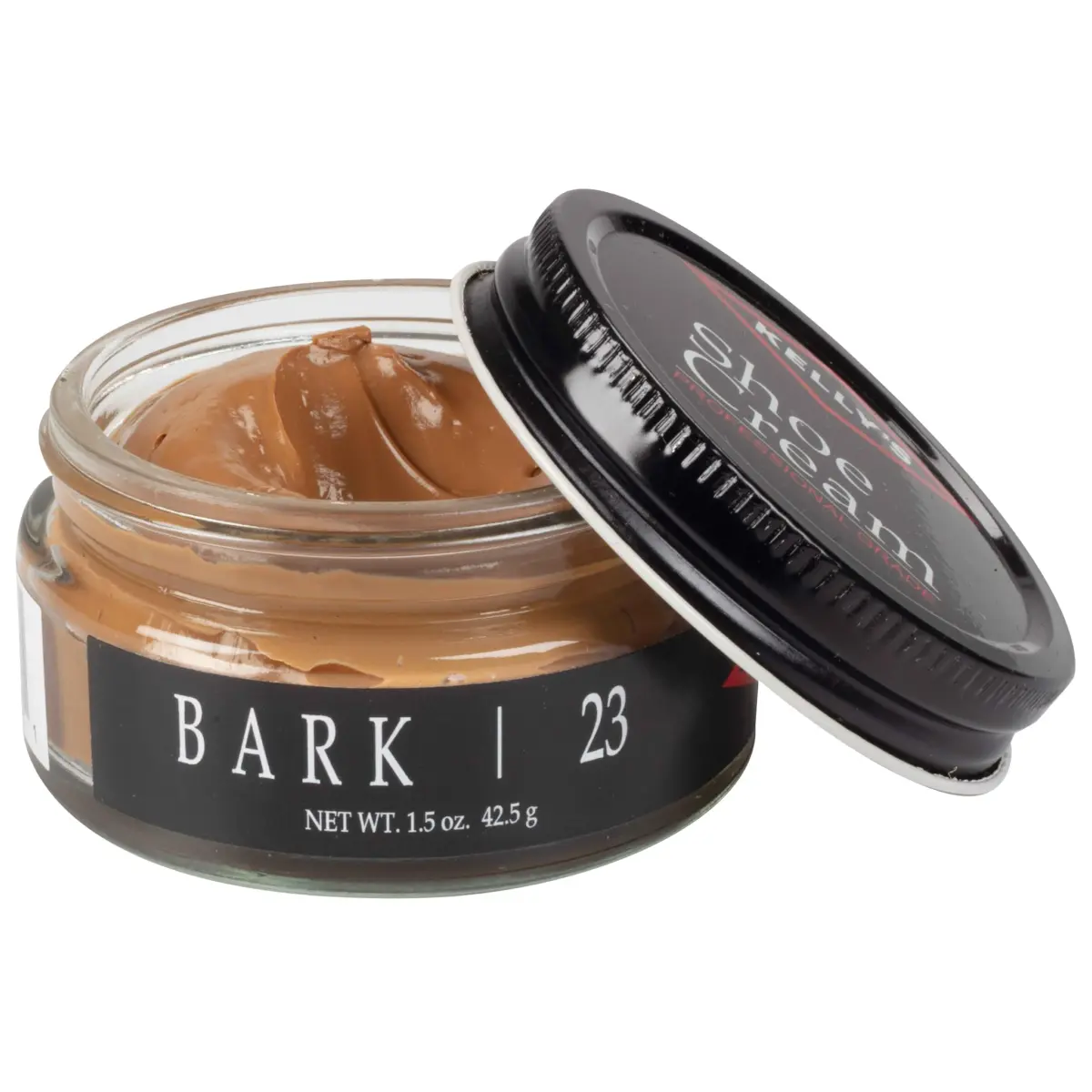 Kelly's Bark Shoe Polish 1.5 oz (44ml) | Professional Leather Shoe Cream - main product image