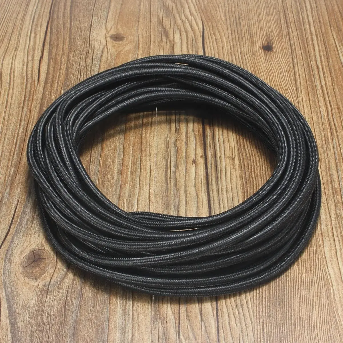 HESSION 32.8ft Round 18/2 Rayon Covered Wire | Vintage Industrial Lamp Cord (70-120c) - view 4