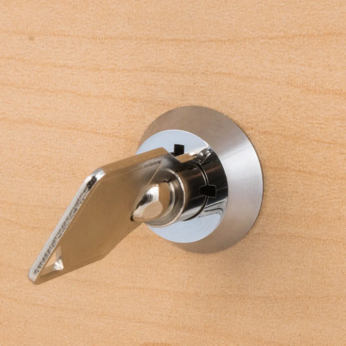 FJM Tubular Cam Lock 1-1/2" Chrome Finish | Keyed Alike, Versatile Installation - view 5