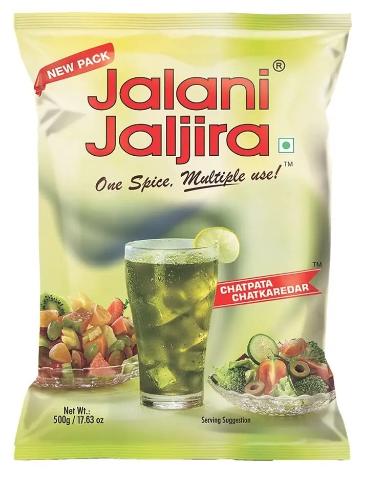 Jalani Jaljira Seasoning 500g (17.64 oz) | Authentic Indian Spice Blend for Tangy Flavor - main product image