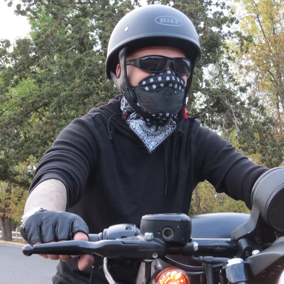 Grace Folly Half Face Mask for Cold Winter Weather | Versatile Snowboarding & Ski Gear (Many Colors) - view 5