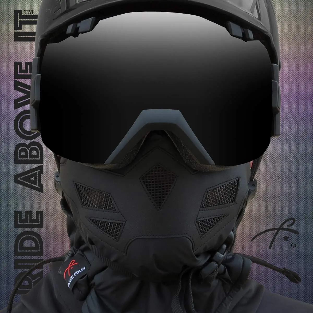 Grace Folly Half Face Mask for Cold Winter Weather | Versatile Snowboarding & Ski Gear (Many Colors) - view 7