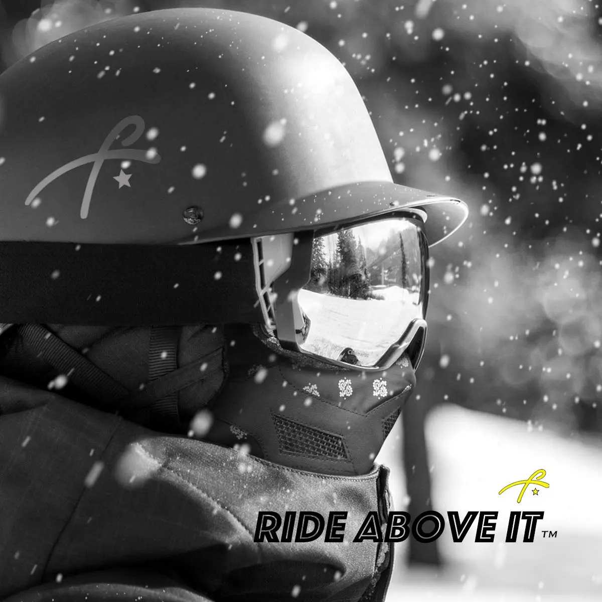 Grace Folly Half Face Mask for Cold Winter Weather | Versatile Snowboarding & Ski Gear (Many Colors) - view 3