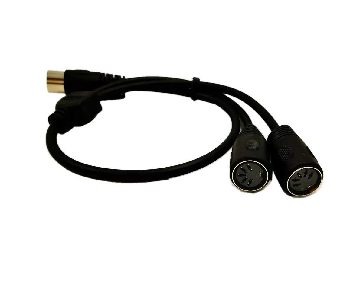 SinLoon 5-Pin DIN Splitter Y Cable 0.5m (1.5ft) | MIDI Male to 2x Female Extension Audio Cable - view 4