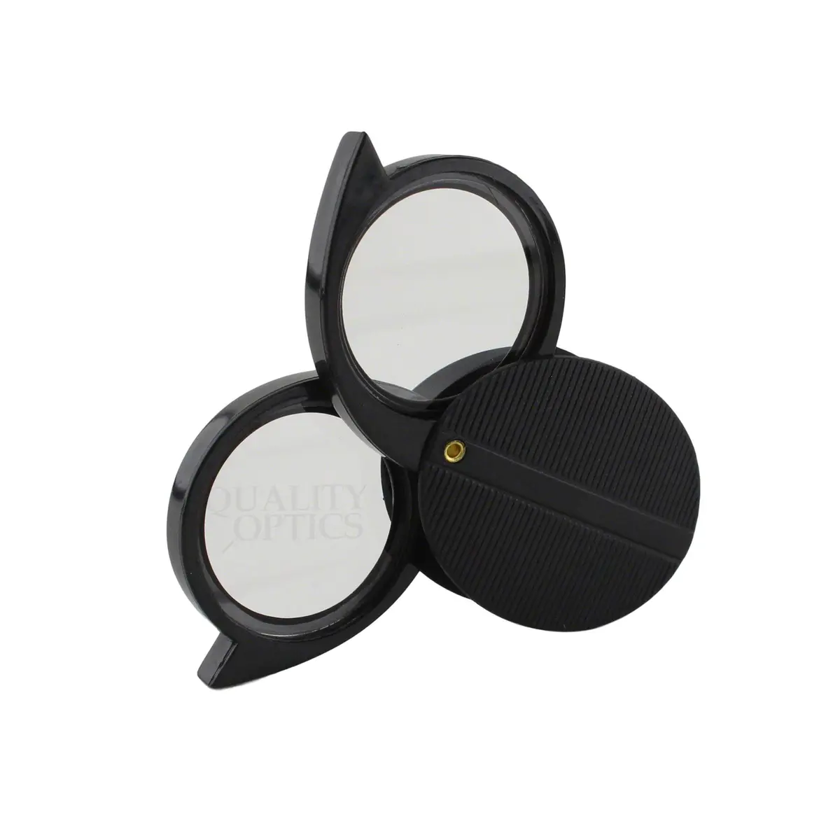 Quality Optics USA Folding Jewelers Loupe Style Pocket Magnifier 10X | Compact Acrylic Lens for Jewelry & Crafts - main product image