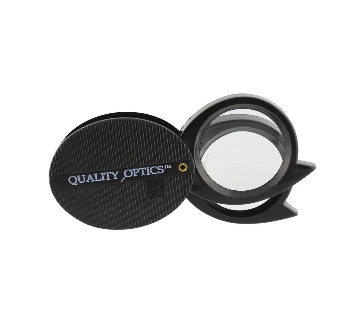 Quality Optics USA Folding Jewelers Loupe Style Pocket Magnifier 10X | Compact Acrylic Lens for Jewelry & Crafts - view 3
