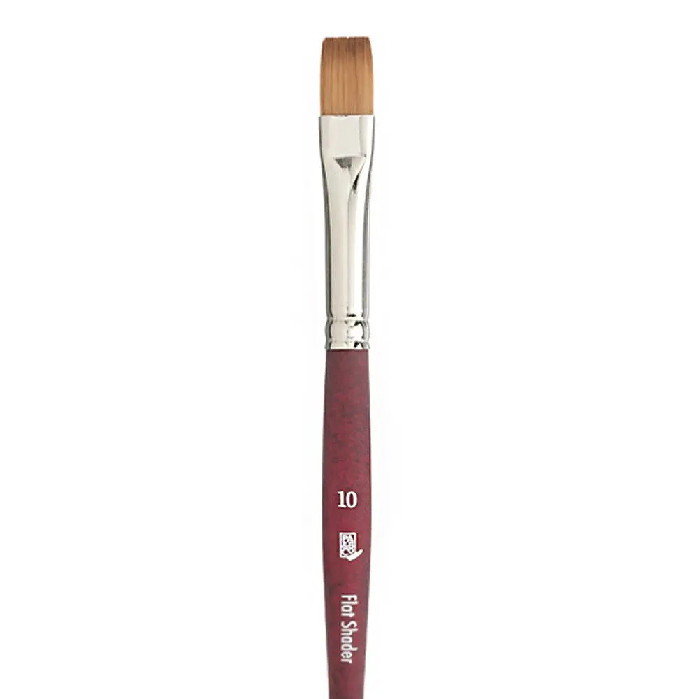 Princeton Velvetouch Series 3950 Flat Shader Paint Brush 10 | Premium Synthetic for Acrylic, Oil & Watercolor - view 2