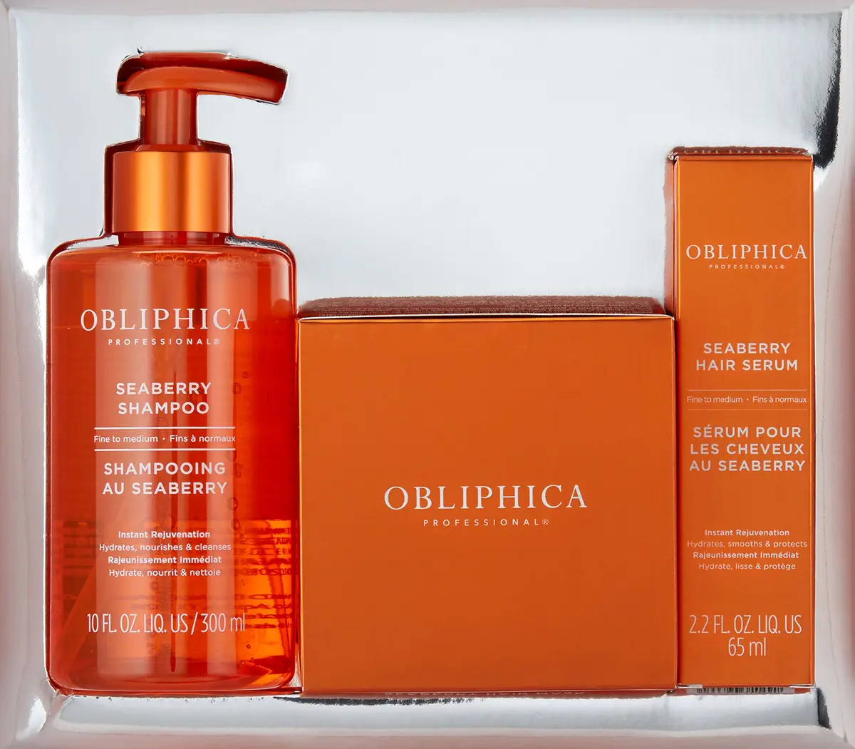 Obliphica Expect Perfection Volume & Body Seaberry Collection Set – Luxurious Haircare for Fine Hair, 2x8oz, Enriched with Omegas & Vitamins - view 7